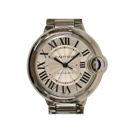 Cartier Ballon Bleu Stainless Steel Silver Roman Dial W6920071