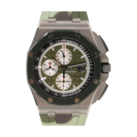 Audemars Piguet Royal Oak Offshore Chronograph Stainless Steel Green Dial 26400SO.OO.A055CA.01