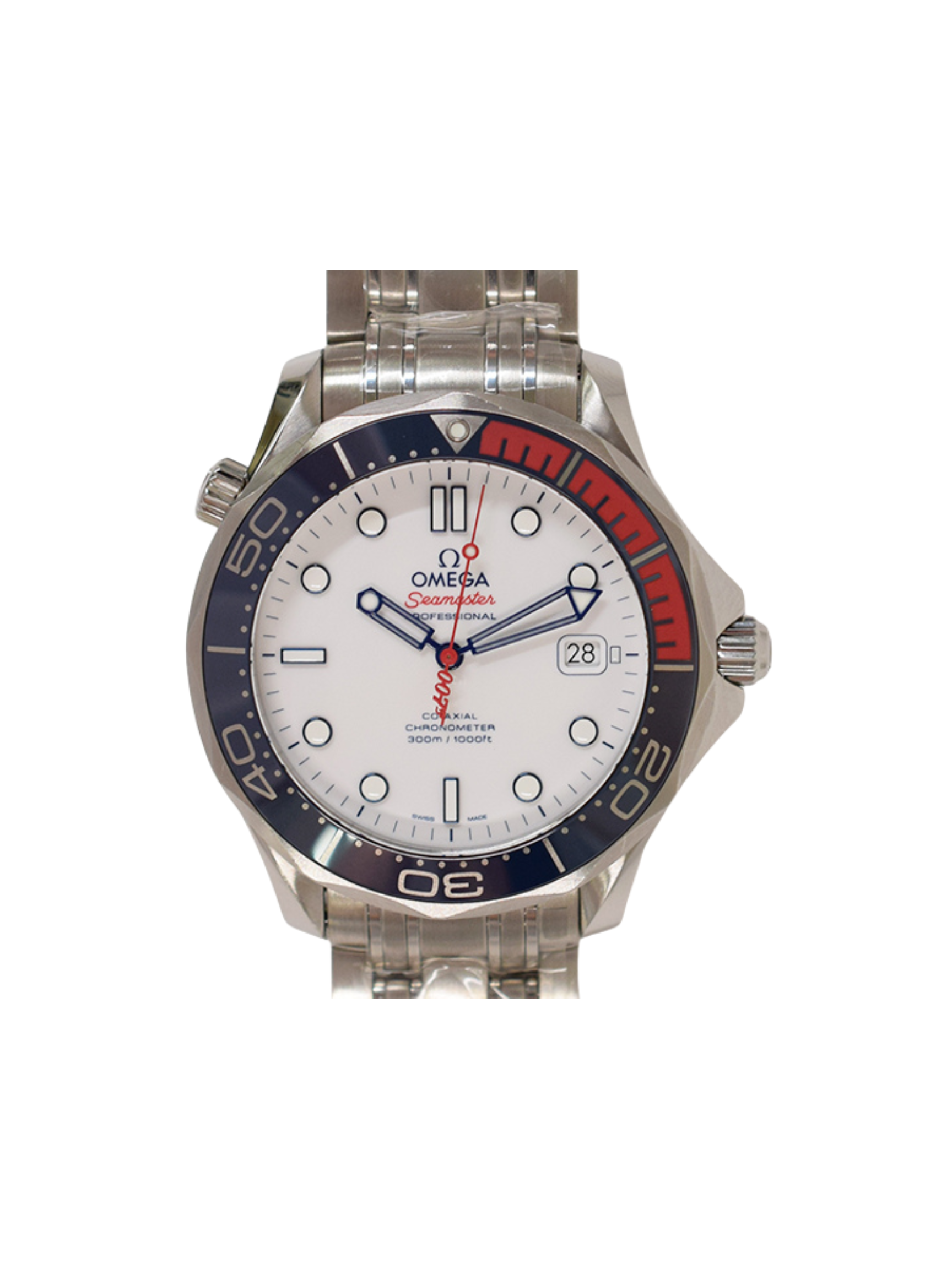 Omega Seamaster Diver Steel White Dial 212.32.41.20.04.001
