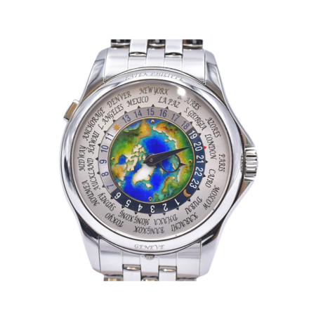 Patek Philippe World Time Platinum White Dial 5131/1P-001