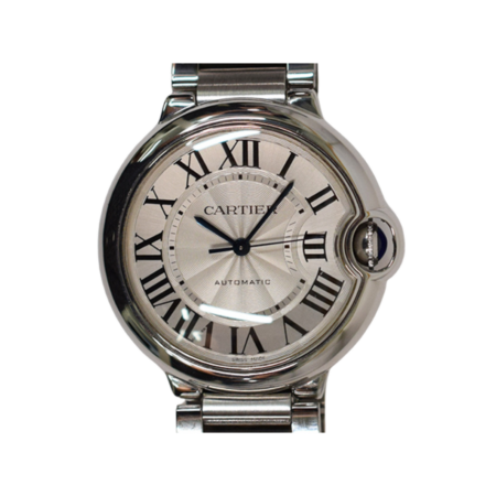 Cartier Ballon Bleu Stainless Steel Silver Roman Dial W6920046