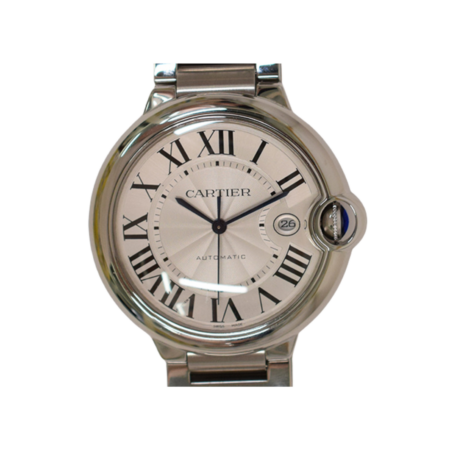 Cartier Ballon Bleu Stainless Steel Silver Roman Dial WSBB0049