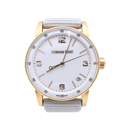 Audemars Piguet Code 11.59 Rose Gold White Arabic Dial 15210OR.OO.A099CR.01