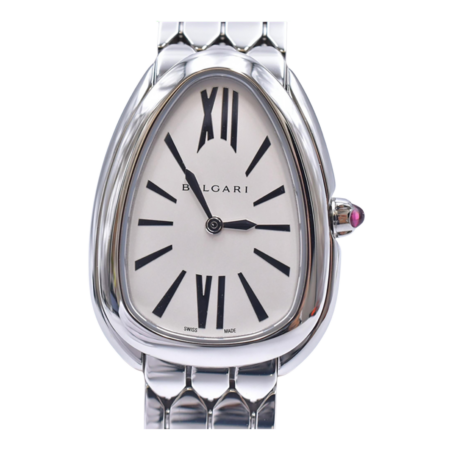 Bvlgari Serpenti Seduttori Stainless Steel White Roman Dial 103141