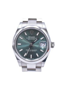 Rolex Datejust 31 Stainless Steel Mint Green Stick Dial 278240