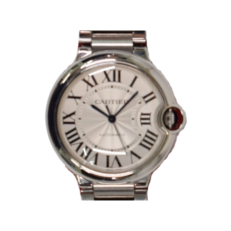Cartier Ballon Bleu Stainless Steel Silver Roman Dial W6920046