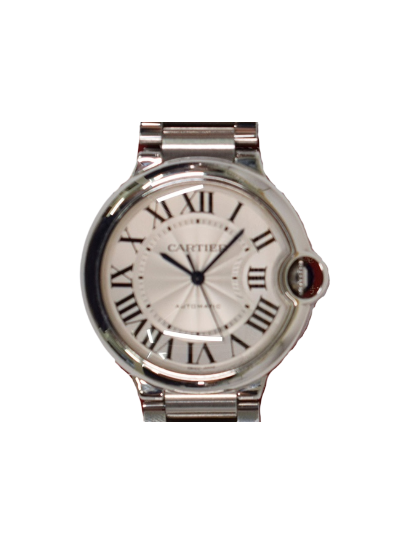 Cartier Ballon Bleu Stainless Steel Silver Roman Dial W6920046
