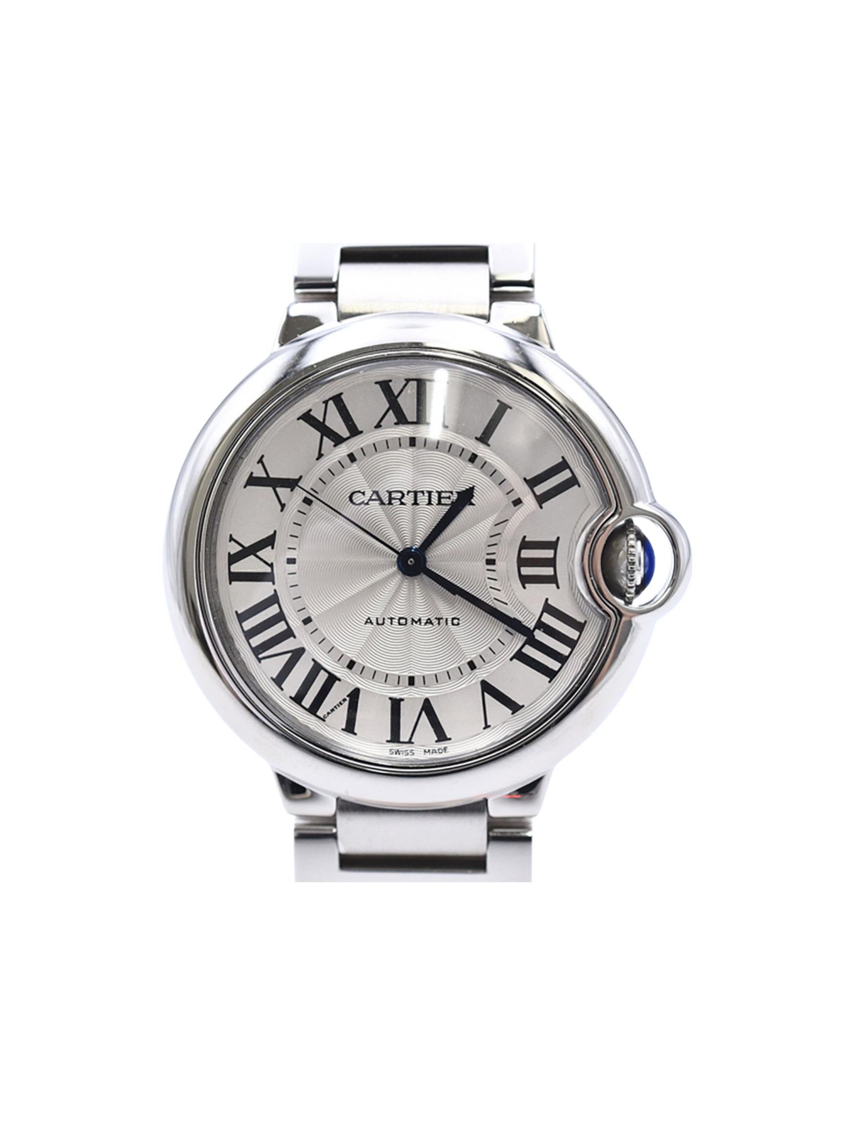 Cartier Ballon Bleu Stainless Steel Silver Roman Dial W6920046