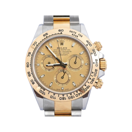 Rolex Daytona Stainless Steel and Yellow Gold Champagne Dial 116503