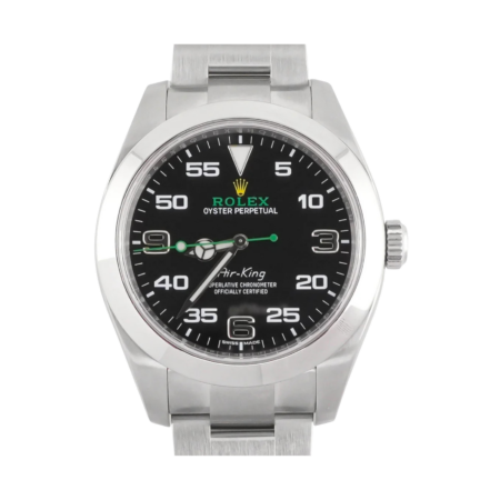 Rolex Air-King Stainless Steel Black Arabic Dial 116900