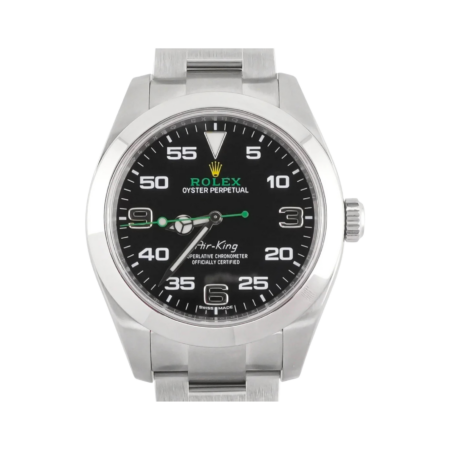 Rolex Air-King Stainless Steel Black Arabic Dial 116900