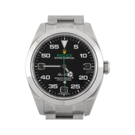 Rolex Air-King Stainless Steel Black Arabic Dial 116900