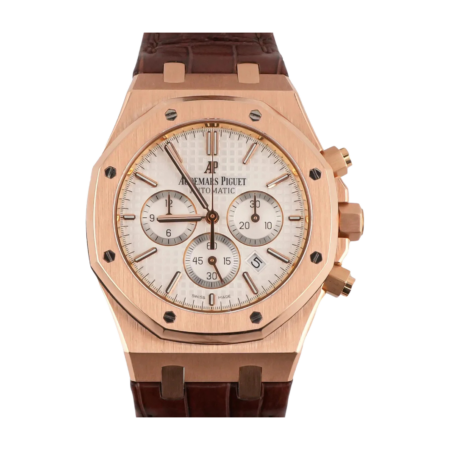 Audemars Piguet Royal Oak Chronograph Rose Gold Silver Dial 26320OR.OO.D088CR.01