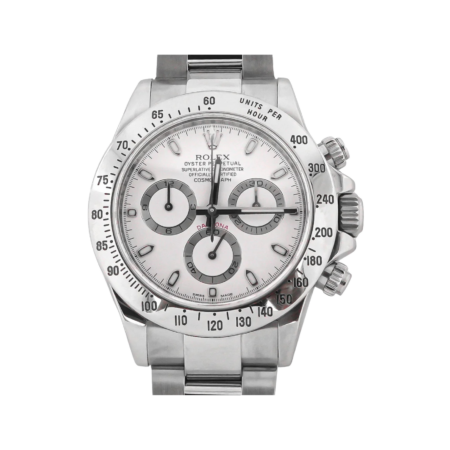 Rolex Daytona Stainless Steel White Dial 116520
