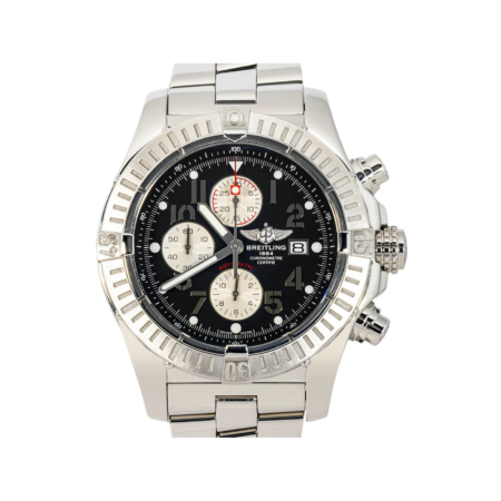 Breitling Avenger Stainless Steel Black Arabic Dial A13370