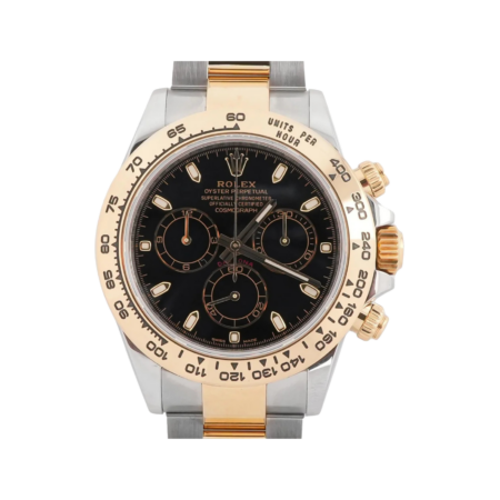 Rolex Daytona Stainless Steel and Yellow Gold Black Dial 116503