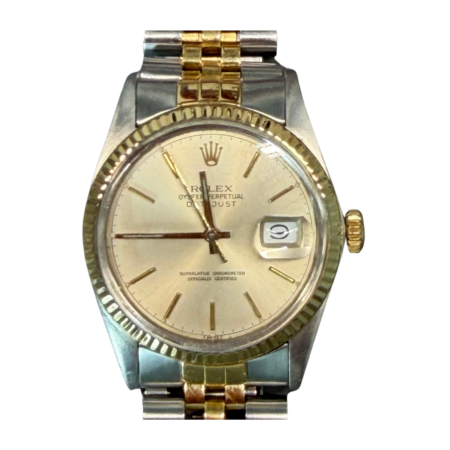 Rolex Datejust Stainless Steel and Yellow Gold Silver Dial 16013