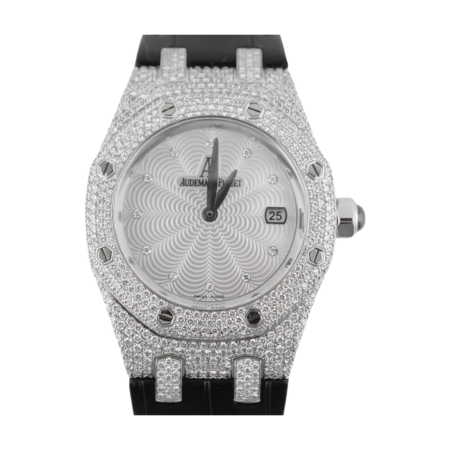 Audemars Piguet Royal Oak Lady White Gold MOP Diamond Dial 67605BC.ZZ.D070SU.01
