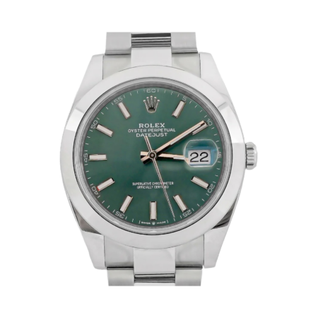 Rolex Datejust Stainless Steel Mint Green Dial 126300