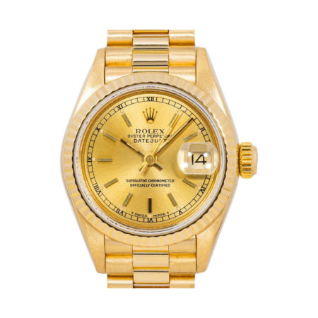 Rolex Lady-Datejust Yellow Gold Champagne Dial 69178