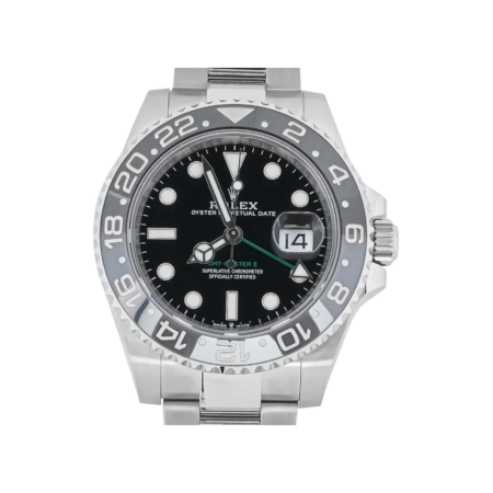Rolex GMT-Master II “Bruce Wayne” Stainless Steel Black Dial 126710GRNR