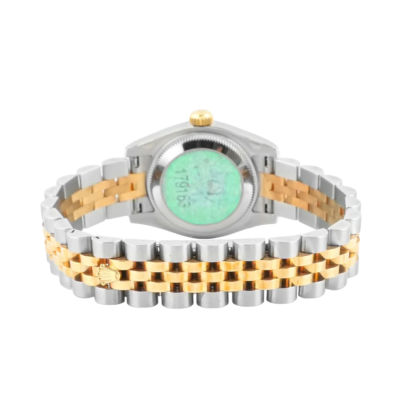 Rolex Lady-Datejust Steel and Yellow Gold White Stick Dial 179163