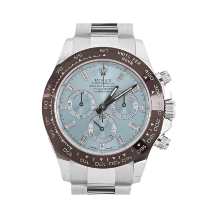 Rolex Daytona Platinum Ice Blue Diamond Dial 116506