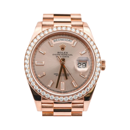 Rolex Day-Date Rose Gold Sundust Diamond Dial 228345RBR