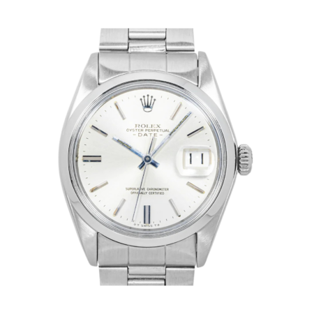 Rolex Oyster Perpetual Date Stainless Steel Silver Dial 1500