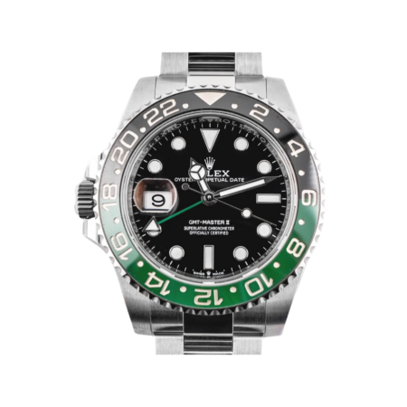 Rolex GMT-Master II “Sprite” Stainless Steel Black Dial 126720VTNR