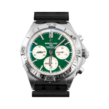 Breitling Chronomat B01 "New York Jets" Stainless Steel Green Dial AB01342B1L5S1