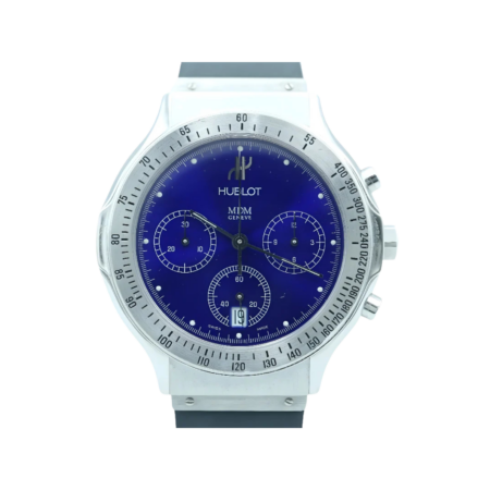 Hublot Classic MDM Chronograph Stainless Steel Blue Dial 1621.1