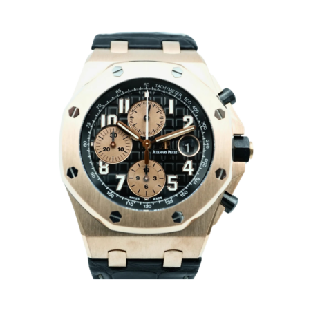 Audemars Piguet Royal Oak Offshore Chronograph Rose Gold Black Arabic Dial 26470OR.OO.A002CR.02