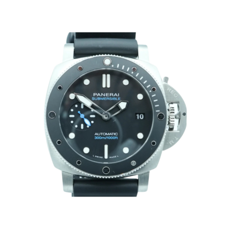 Panerai Submersible 42 Stainless Steel Black Dial PAM02683