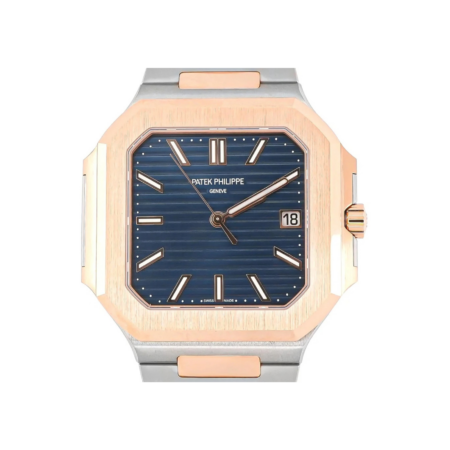 Patek Philippe Cubitus Stainless Steel and Rose Gold Blue Stick Dial 5821/1AR-001
