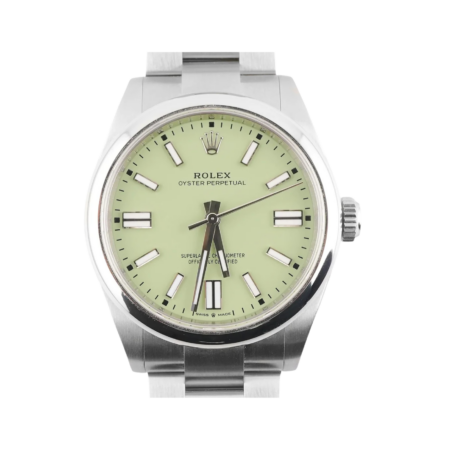 Rolex Oyster Perpetual Stainless Steel Pistachio Dial 134300
