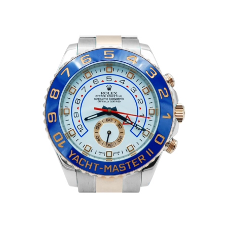 Rolex Yacht-Master II Stainless Steel and Rose Gold White Dial 116681